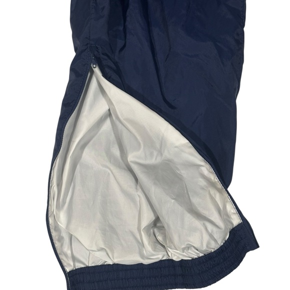 Nike Mens Y2K Vintage Navy Blue Lined Windbreaker Track Pants Medium Used - Picture 9 of 11